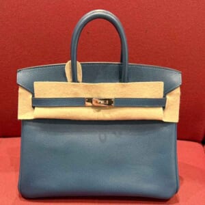 エルメス バーキン25 コルヴェール ヴォーエプソン シルバー金具