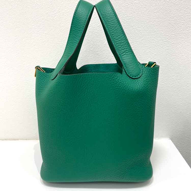 エルメス ピコタンロックPM ヴェールヴェルディゴ トリヨンクレマンス ゴールド金具 W刻印