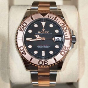 ロレックス ヨットマスター 37mm ブラック SS/K18ピンクゴールド オイスター 268621 ランダム