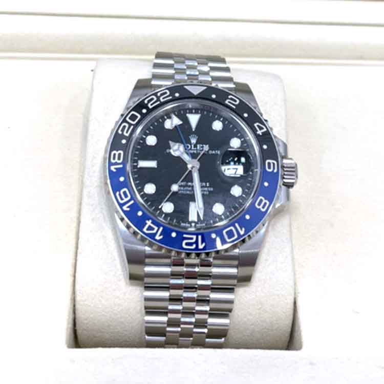 ロレックス GMTマスター2 ブラック ジュビリー SS 126710BLNR ランダム