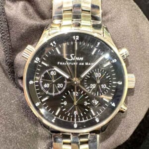 ジン sinn 6000 38.5mm ブラック文字盤 SS