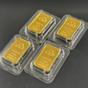 24金(K24YG) インゴット イエローゴールド 10g×4枚