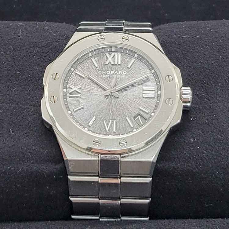 ショパール アルパインイーグル 41mm グレー SS 298600-3002
