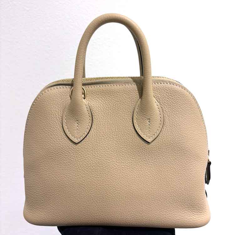 エルメス ボリード1923 ミニ トレンチ エバーカラー シャンパンゴールド金具 K刻印