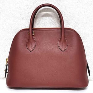 エルメス ボリード1923 25 ルージュアッシュ エバーカラー ゴールド金具 W刻印