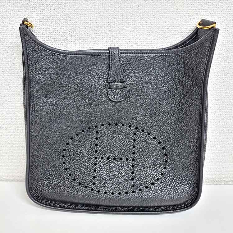エルメス エブリン3PM 黒 トリヨンクレマンス ゴールド金具 U刻印