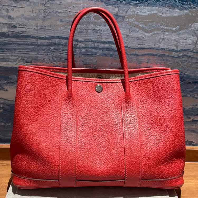 エルメス ガーデンパーティTPM ネゴンダ ブーゲンビリア シルバー金具 □R刻印