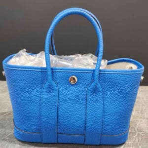 エルメス ネオ・ガーデン ブルーイドラ ネゴンダ シルバー金具 K刻印