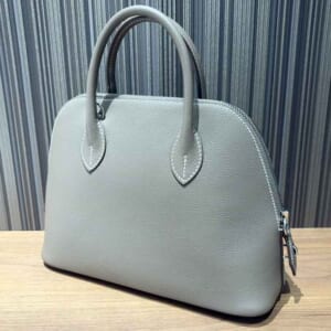 エルメス ボリード25 エトゥープ エバーカラー シルバー金具 K刻印