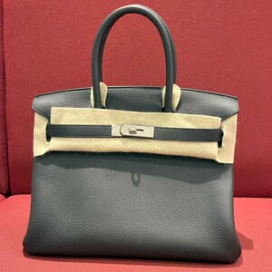 エルメス バーキン30 黒 トゴ シルバー金具