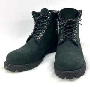 ルイ・ヴィトン LV×Timberland アンクルブーツ 黒 1AD73B