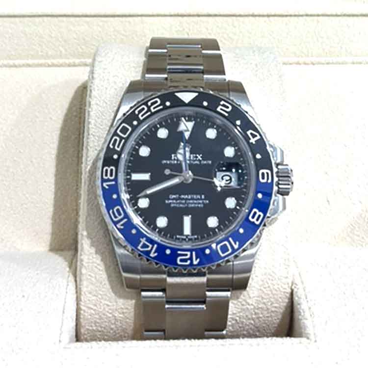 ロレックス GMTマスター2 40mm ブラック SS ランダム