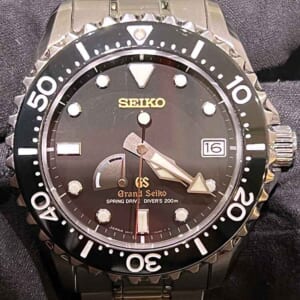 セイコー グランドセイコー スポーツコレクション ダイバーズ 44mm ブラック文字盤 Ti SBGA031