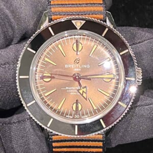 ブライトリング スーパーオーシャン ヘリテージ 57 42mm ブラック文字盤 SS/ファブリック A103700370