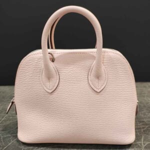 エルメス ボリード1923 ミニ ローズダーリン シェブルミゾル シルバー金具 K刻印