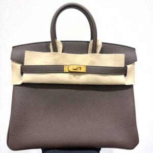 エルメス バーキン25 エコルセ トゴ ゴールド金具 W刻印