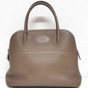 エルメス ボリード31 エトゥープ トリヨンクレマンス シルバー金具 C刻印
