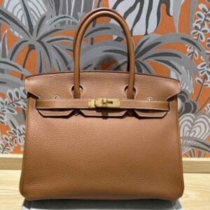 エルメス バーキン30 ゴールド トゴ ゴールド金具 T刻印