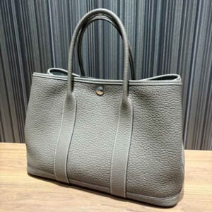エルメス ガーデンパーティTPM エトゥープ ネゴンダ シルバー金具 U刻印
