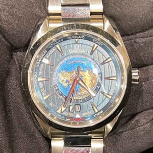 オメガ シーマスター アクアテラ 150ワールドタイマー 43mm ブルー文字盤 SS 220.10.43.22.03.001