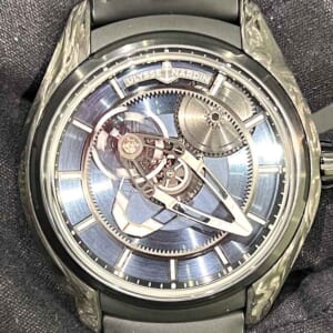 ユリスナルダン フリーク X カーボン YOSHIDAスペシャル 43mm スケルトン CA/TI/レザーストラップ 2303-270LE-3A-YOSH