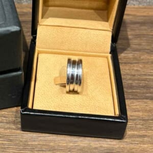 ブルガリ ビー・ゼロワン 2バンド リング 51 750WG