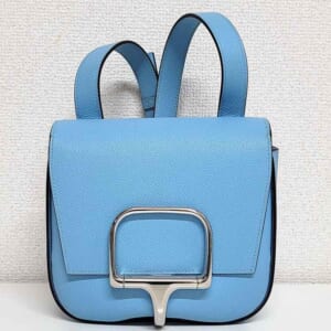 エルメス デッラ・カヴァッレリア ミニ セレステ エプソン シルバー金具 B刻印