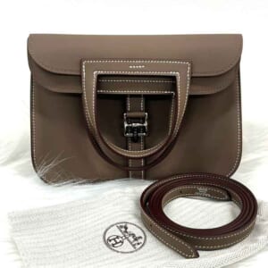 エルメス アルザンミニ エトゥープ スイフト シルバー金具 K刻印