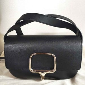 エルメス デッラ・カヴァッレリア エラン 黒 エプソン シルバー金具 W刻印