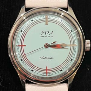 クロノトウキョウ ブンキョウ トウキョウ 青磁 37mm ブルーグリーン文字盤 SS/レザー CB011
