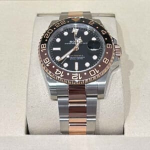 ロレックス GMTマスター2 40mm ブラック SS オイスターブレス 126710CHNR