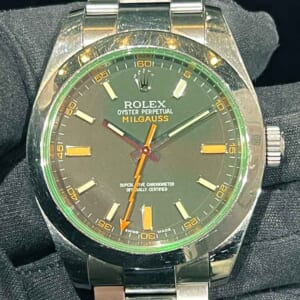 ロレックス ミルガウス 40mm ブラック文字盤 SS 116400GV