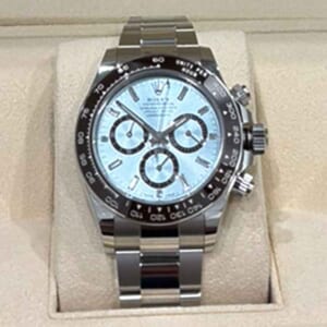 ロレックス コスモグラフ デイトナ 40mm アイスブルー文字盤 プラチナ オイスターブレス 126506A