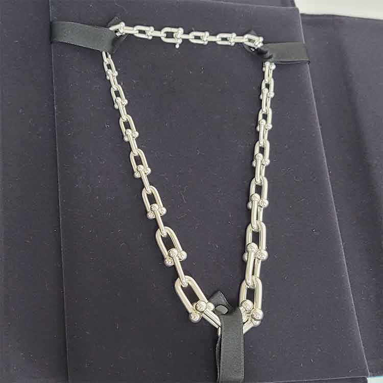 ティファニー ハードウェア グラジュエイテッド リンク ネックレス AV925 60153092