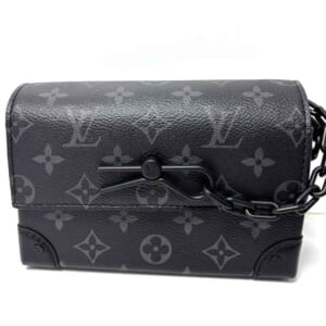 ルイ・ヴィトン モノグラム・エクリプス スティーマー ウエアラブル ウォレット ノワール ブラック金具 M81783
