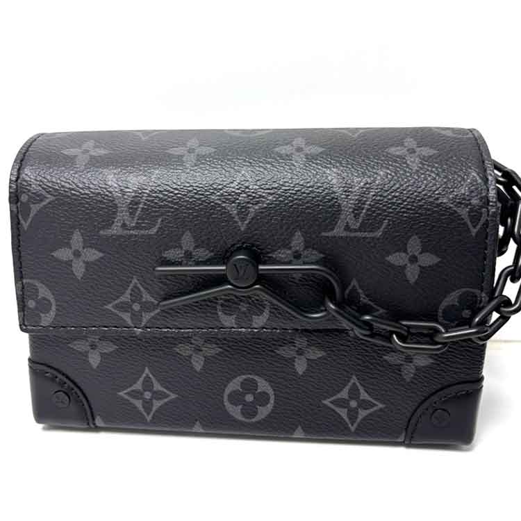 ルイ・ヴィトン モノグラム・エクリプス スティーマー ウエアラブル ウォレット ノワール ブラック金具 M81783