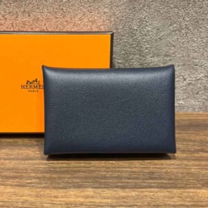 エルメス カルヴィ ブルーニュイ ヴォーマダム シルバー金具 W刻印