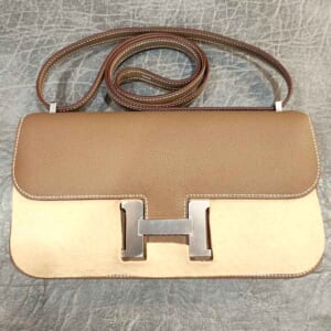 エルメス コンスタンスエラン ミロワール エトゥープ エプソン シルバー金具 K刻印