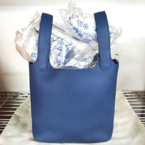 エルメス ピコタンロックPM ブルータイ トリヨンクレマンス シルバー金具 K刻印