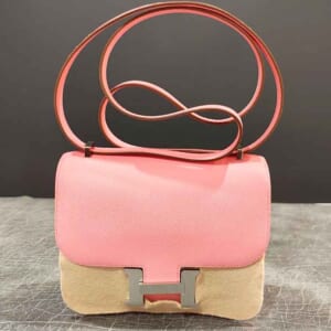 エルメス コンスタンス3ミニ ローズコンフェッティ エプソン シルバー金具 K刻印