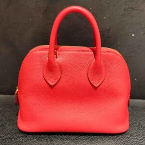 エルメス ボリード1923ミニ ルージュラデュー エバーカラー ゴールド金具 K刻印
