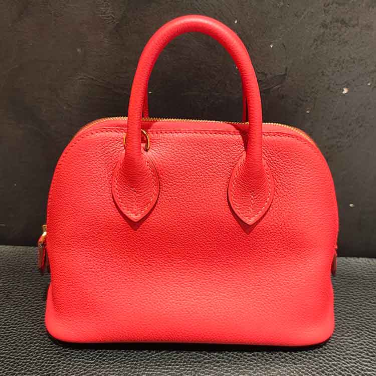 エルメス ボリード1923ミニ ルージュラデュー エバーカラー ゴールド金具 K刻印