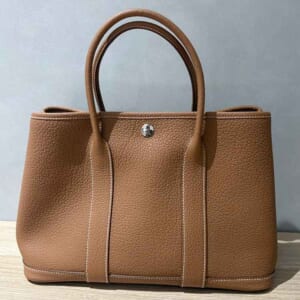 エルメス ガーデンパーティTPM ゴールド ネゴンダ シルバー金具 Z刻印