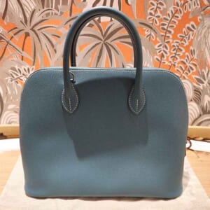 エルメス ボリード1923 30 ニューブルージーン エプソン シルバー金具 Ｗ刻印