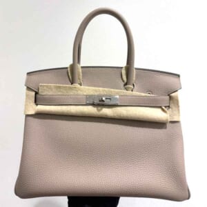 エルメス バーキン30 トゥルティエールグレー トゴ シルバー金具 T刻印