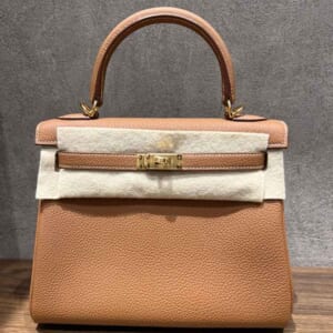 エルメス ケリー25 ゴールド トゴ ゴールド金具 W刻印