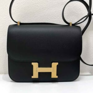 エルメス コンスタンス3 ミロワール ミニ 黒 エプソン シャンパンゴールド金具 K刻印