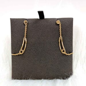 エルメス シェーヌ・ダンクル ミニパンク ピアス K18ピンクゴールド