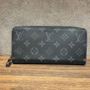 ルイ・ヴィトン モノグラム・エクリプス ジッピー・ウォレット・ホリゾンタル ノワール クローム金具 M11611