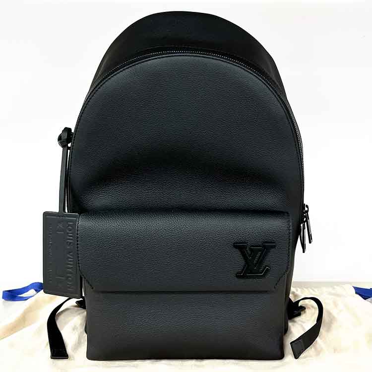 ルイ・ヴィトン テイクオフ・バックパック ノワール グレインレザー ブラック金具 M57079